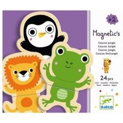 Djeco Coucou Magnetic Animals 24 Pieces