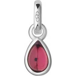 thbaker Links of London October Birthstone Silver Charm w. Pink Tourmaline (5030.2463)