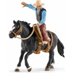 Schleich Saddle Bronc Riding with Cowboy 41416