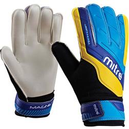 Mitre magnetite gants bleu cyan jaune