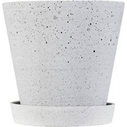 Hay Flower Pot with Saucer M ∅14cm