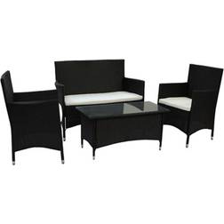 vidaXL 40633 Loungesæt, 1 borde inkl. 2 stole & 1 sofaer