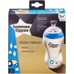 Tommee Tippee Closer to Natural Decorated Bottle 340ml 2-pack