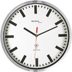 Technoline WT8990 Wandklok Zendergestuurd 30 cm x 5 cm Zilver (metallic)