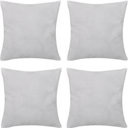 vidaXL 130902 4-Pack Copricuscino Bianco (50x50cm)