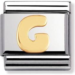 Nomination Composable Classic Link Letter G Charm - Silver/Gold