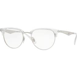 Ray-Ban RX6396 2936 da Vista Argentati per Uomo (Solo Montatura)