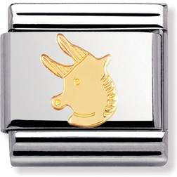 Nomination Composable Classic Link Taurus Charm - Silver/Gold