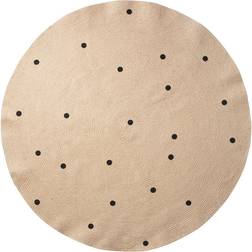 Ferm Living Jute Carpet Dots Ø130