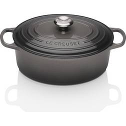 Le Creuset Flint Signature Cast Iron Oval mit Klappe 4.7 L 29 cm