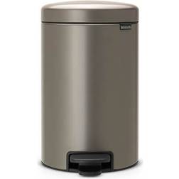 Brabantia Newicon 12L Pedaalemmer Platinum