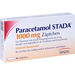 Paracetamol 1000mg 10Stk. Zäpfchen