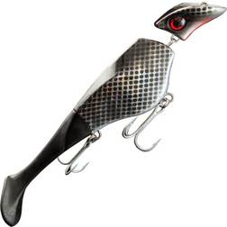 Headbanger Lures Shad Floating Black Metal 22 cm 61 g Leurre