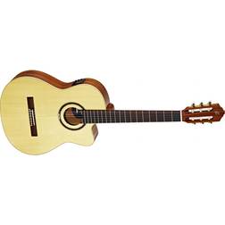 Ortega RCE138SN Guitare électro-classique Naturel brillant housse)