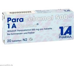 Paracetamol 500mg 20Stk. Tablette