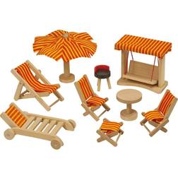 Goki Dolls' House Garden Furniture