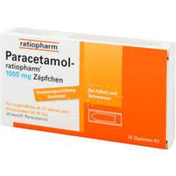 Paracetamol 1000mg 10Stk. Zäpfchen