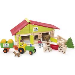 Jeujura Farm Wooden Construction Kit 8053