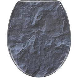 Wenko Tapa Wc Union Slate Rock Duroplast Caida Lenta