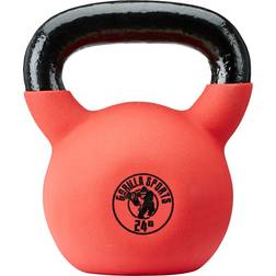 Gorilla Sports Rubber Coated Kettlebell 24kg