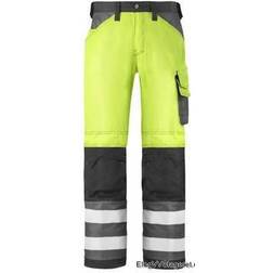 Snickers Workwear Housut 3333, keltainen/musta