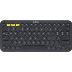 Logitech K380 Bluetooth QWERTY Pan Nordic Grigio Tastiera