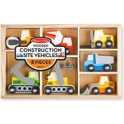 Melissa & Doug Wooden Construction Site Vehicles