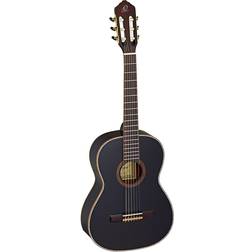 Ortega Family Series R221BK-7/8 guitare classique noire avec housse