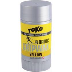 Toko Cera de agarre Nordic GripWax 25 amarillo Yellow