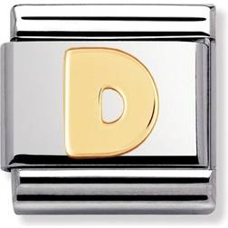 Nomination Composable Classic Link Letter D Charm - Silver/Gold