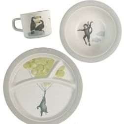 Sebra In the Sky Bamboo Dinner Set 3pcs