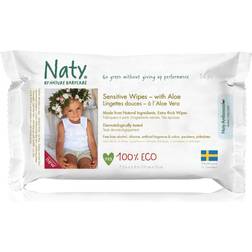 Naty Sensitive Wipes with Aloe Vera 56st