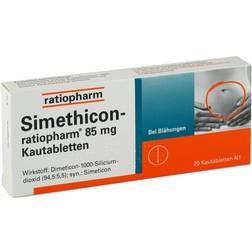 Simethicon 85mg Kautabletten 20 Stk. Kautablette