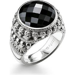 Thomas Sabo Bague têtes de mort noir TR2005-024-11-58 noir/argenté