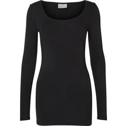 Vero Moda Casual Long Sleeved Blouse - Black/Black