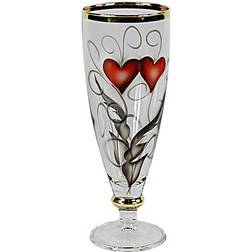 Nybro Crystal Heart Golden Ink Ölglas 38cl 2st