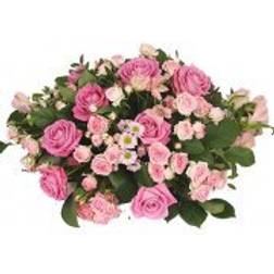 Flowerhouse.se Funeral Flowers Pink Round