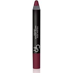 Golden Rose Matte Lipstick Crayon #19 Pohutukawa