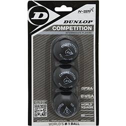 Dunlop Squashballen Competition (x3) Noir