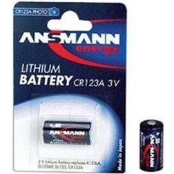 Ansmann CR123 CR123A Fotobatterij Lithium 1375 mAh 3 V 1 stuk(s)