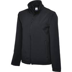 Uneek 3-lagige wasserdichte Unisex Softshelljacke Schwarz