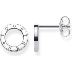 Thomas Sabo Boucles d'oreilles à fermoir à poussette H1946-001-12 925 Argent Argenté