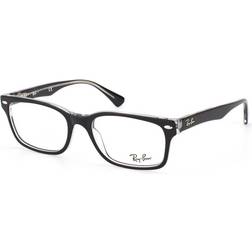 Ray-Ban RB5286 Monture Noir Verres Incolore 51-18