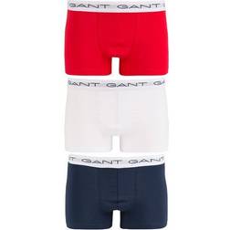 Gant Stretch Cotton Trunks 3-pack - Multicolor