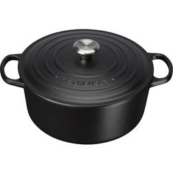 Le Creuset Matte Black Signature avec couvercle 6.7 L 28 cm