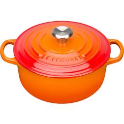 Le Creuset Volcanic Signature Cast Iron Round avec couvercle 2.4 L 20 cm