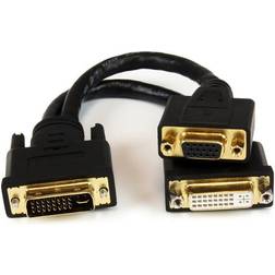 StarTech DVI-I - DVI-D/VGA Adapter M-F 0.2m