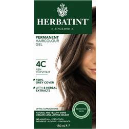 Herbatint Permanent Herbal Hair Colour 4C Ash Chestnut