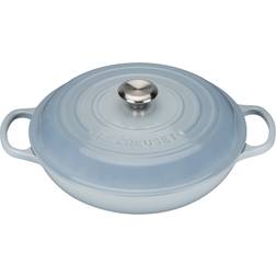 Le Creuset Coastal Blue Signature Cast Iron med lock 3.5 L 30 cm