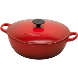 Le Creuset Cerise med lock 7 L 32 cm